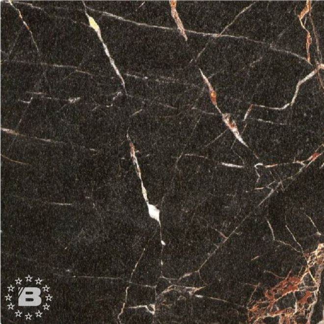 Фальш-панель Мрамор марквина черный Кристалл 3000*600*5 в Перми